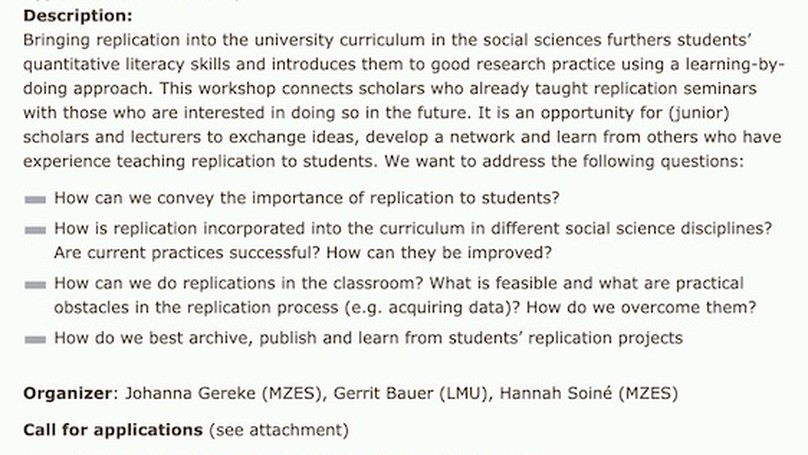 Synthetic datasets for replication and teaching purposes